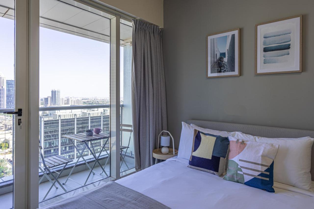 Higuests - Modern Studio With Incredible City Skyline View Dubai Eksteriør billede