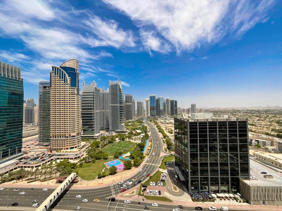 Higuests - Modern Studio With Incredible City Skyline View Dubai Eksteriør billede