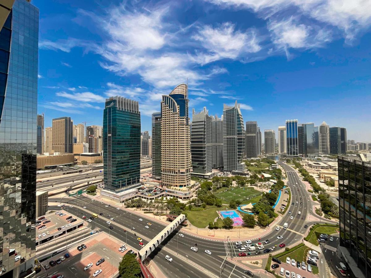 Higuests - Modern Studio With Incredible City Skyline View Dubai Eksteriør billede
